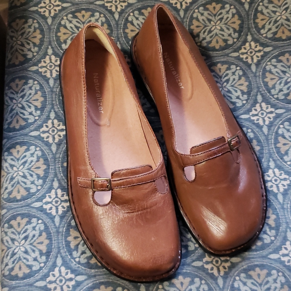 Leather loafers